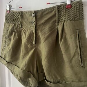 Ann Taylor Loft Olive Green Dressy Shorts - Size 10